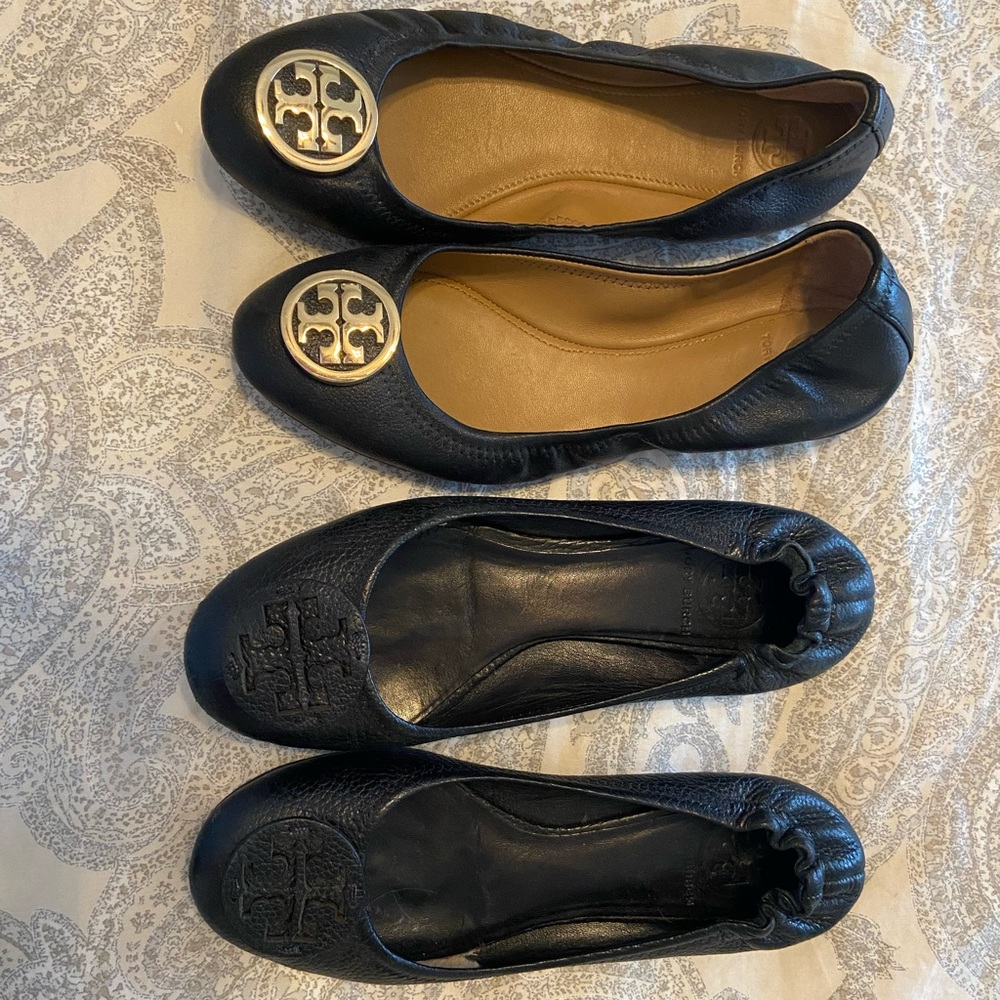 TWO Tory Burch Flats - Size 7.5